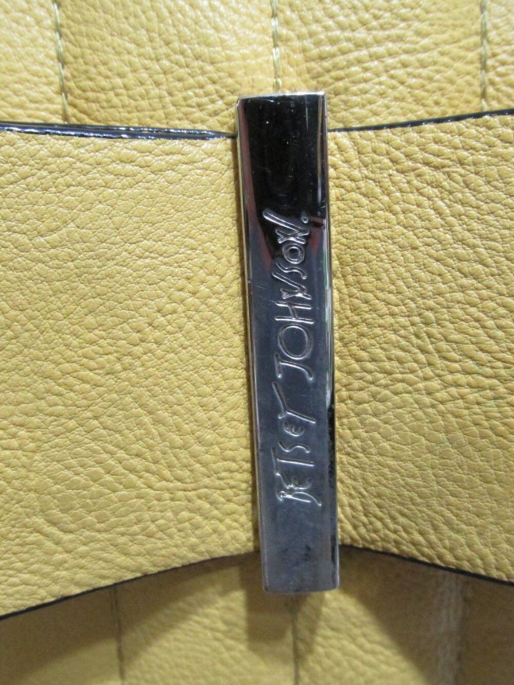 P2874-Betsey Johnson Yellow Pebble Big Bow Backpack - Picture 2 of 8